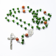 Jadeite Russian Tourmaline Benedict Rosary