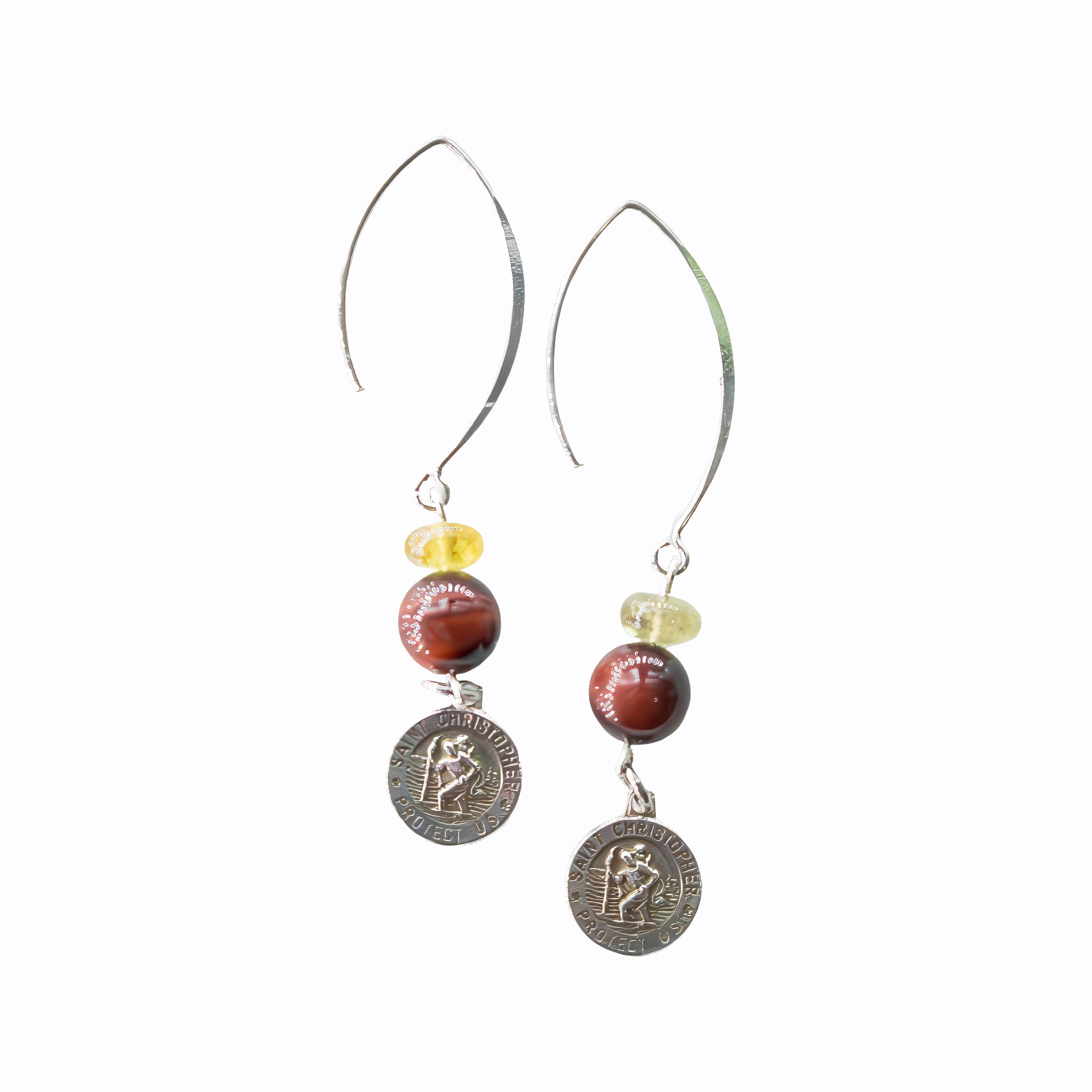 Sacred Strength Drop Earrings