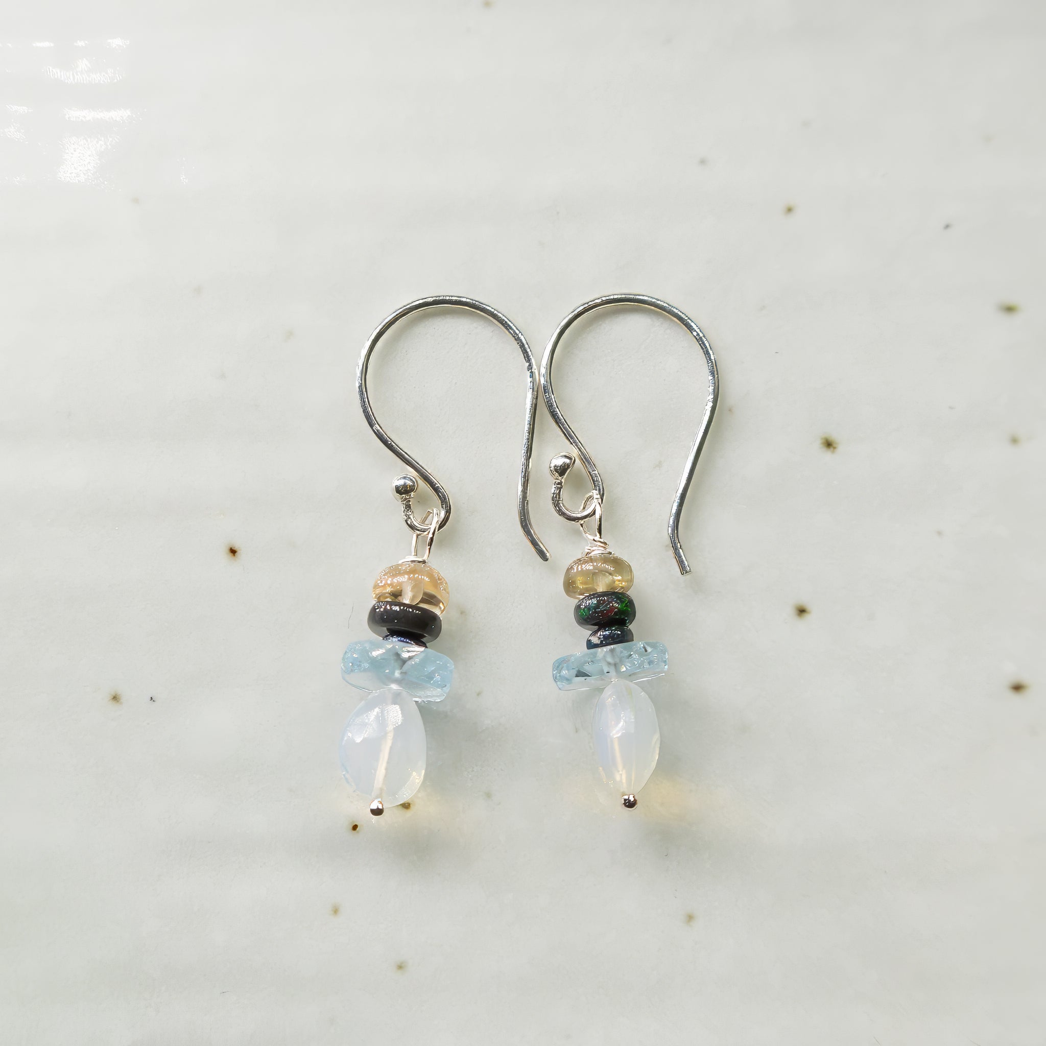Celestial Opaline Drop Earrings