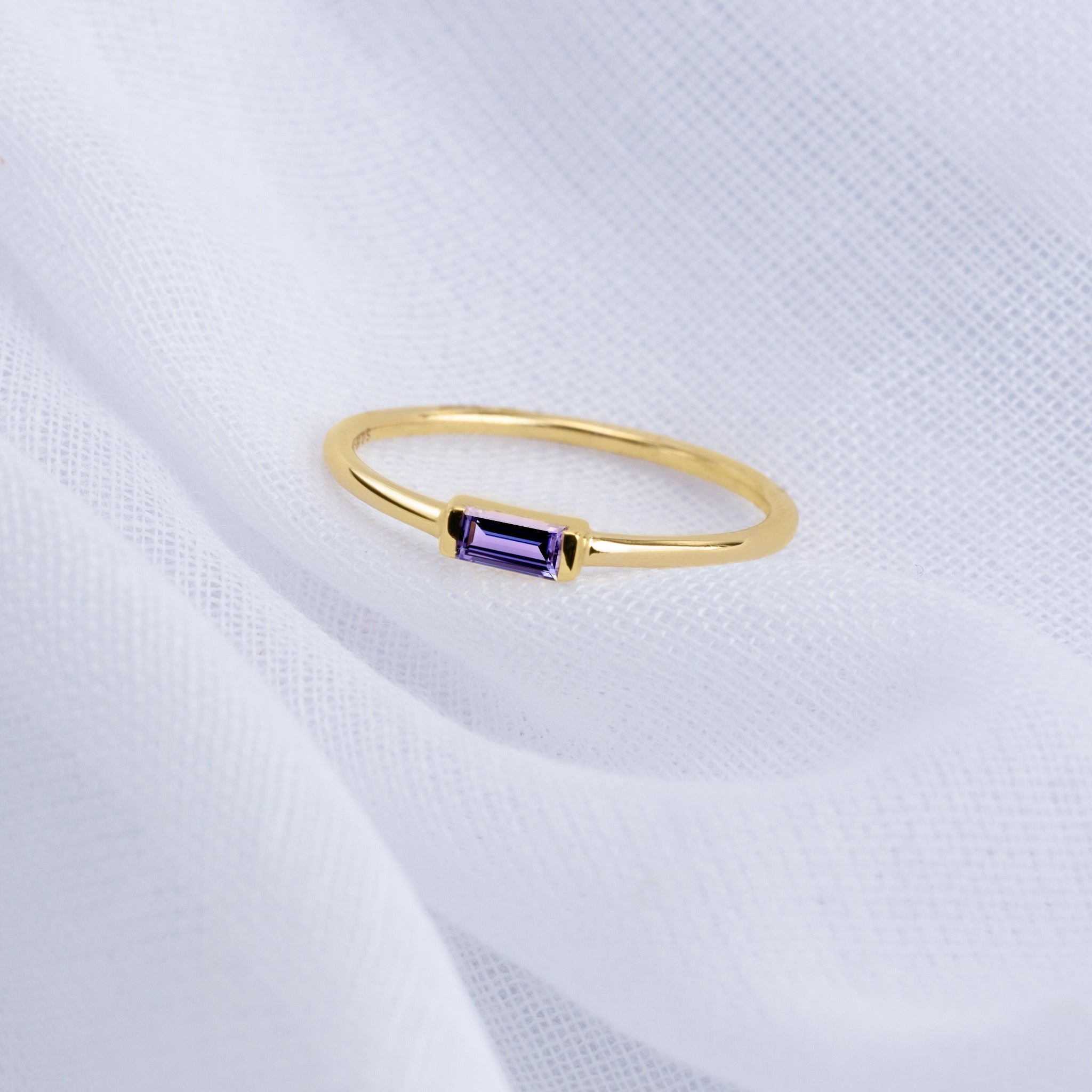 Amethyst Dream Purple Sapphire Ring