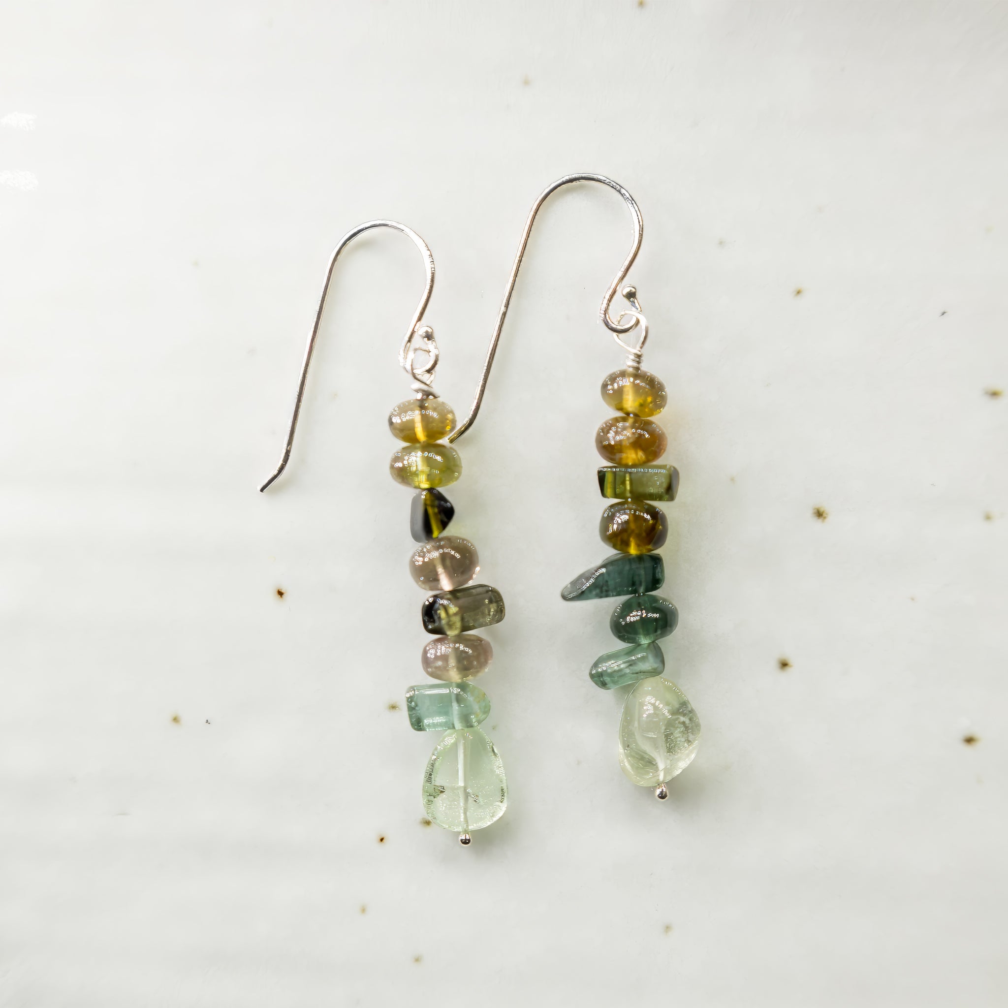 Forest Light Tsavorite & Tourmaline Drops